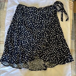 J.Crew Polka Dot Wrap Skirt